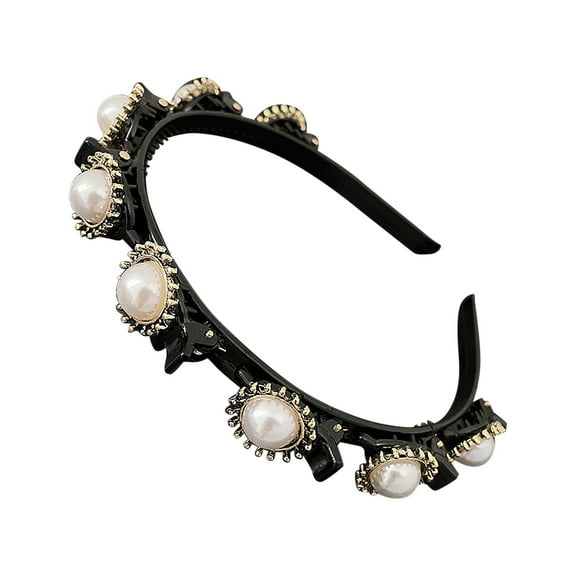 Elegant Hairpin Headband for Women Summer Braided Headwear Fashion Hair Accessories Boho Style Hair Clips