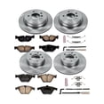 thumbnail image 3 of Power Stop Front and Rear Stock Replacement Brake Pad and Rotor Kit KOE4105, 3 of 8