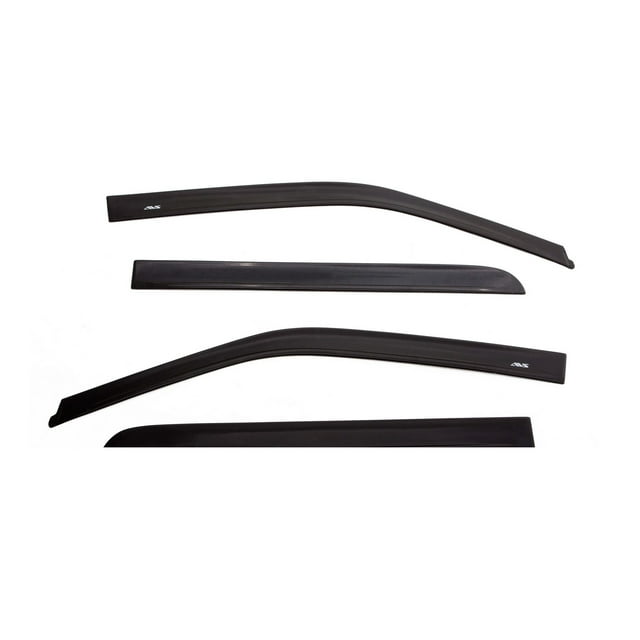 Fits 2016-2022 Toyota Tacoma Auto Ventshade Rainguard 1774036 Ventvisor; Low Profile; In-Channel; Matte Black; Set Of 4