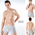 thumbnail image 3 of 4pz Boxer Algodon Caballero Transpirable Trusas Para Hombre, 3 of 8