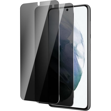 2 Pack For Samsung Galaxy S21 5G Privacy Screen Protector, 9H Hardness Anti-Spy Tempered Glass, Scratch-Resistant ，Anti-fingerprint，bubble free, easy install