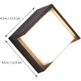 thumbnail image 4 of 1pc Outdoor Wall Light LED Sconce Light Wall Mounted Light Porch Lamp for Garden, 4 of 8