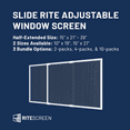 thumbnail image 5 of Adjustable & Expandable Window Screen 15" x 21" (10-pack) Pre-Framed Window Screen Expands up to 39", 5 of 6