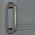 thumbnail image 3 of GlideRite 3 in. Center Classic Base Pull Cabinet Hardware Handle, Weathered Nickel, Pack of 5, 3 of 5