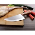 thumbnail image 3 of KOFERY 8-Inch Blade Traditional Forged Stainless Steel Butcher Knife Meat Cleaver L301 Big, 3 of 7