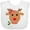AA-White, variant on Inktastic girl reindeer Boys or Girls Baby Bib