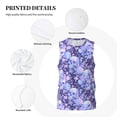 thumbnail image 3 of Sikiie flower crystal Skull Basketball Jersey Reversible Men's Mesh Athletic Sports Shirts Training Practice S-4XLMedium, 3 of 6