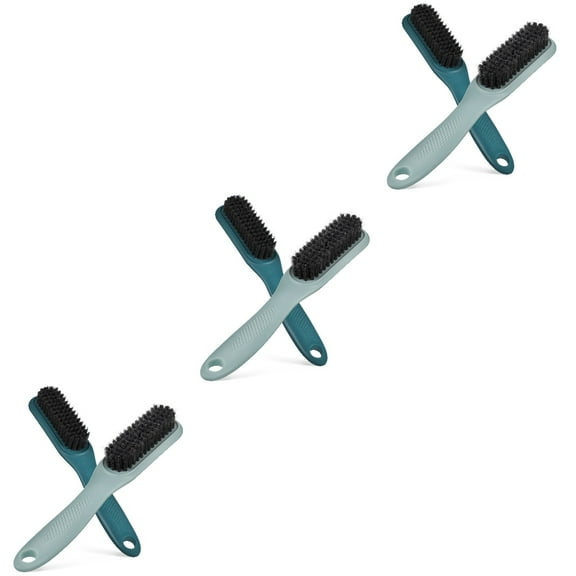 Set of 3 Suede Foam Cleaner for Shoes Polish Brush Clothes Scrubber