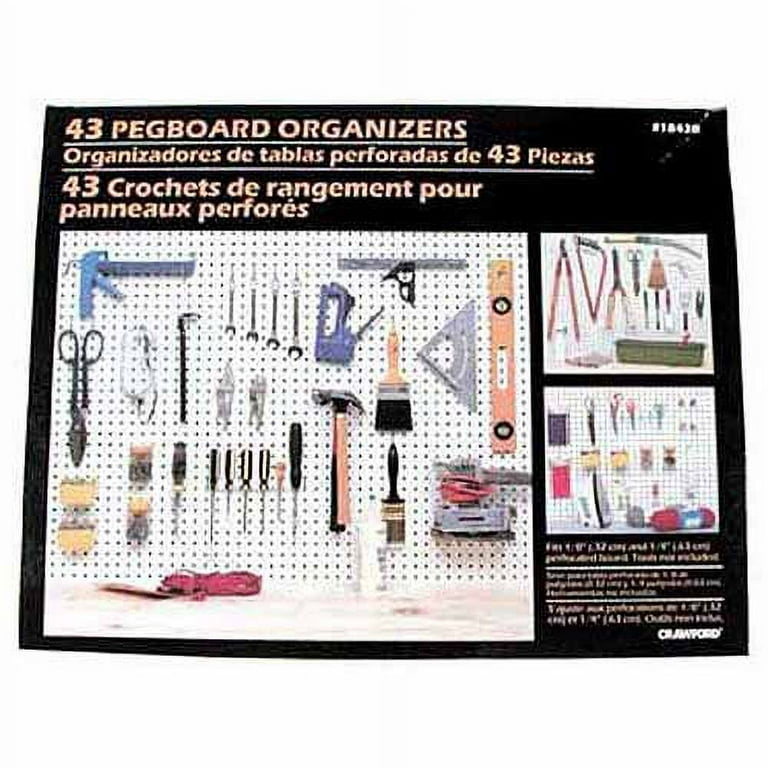 Crawford 43pc Pegboard Kit Crawford 43pc Pegboard Kit