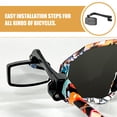thumbnail image 3 of Bike Mirror Abs Black For Mountain Bike Cycling Rearview Vision 1Pack, 3 of 8