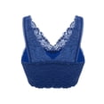 thumbnail image 4 of SAYFUT Womens Floral Lace Bralettes Bra Adjustable Cross Front Lace Strap Sexy Everyday Bra Bralettes Tops Sleep Bra, 4 of 5