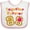 White and Pink, variant on Inktastic Together Forever- Peanut Butter and Jelly Boys or Girls Baby Bib