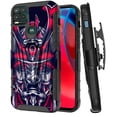 thumbnail image 1 of DALUX V Hybrid Kickstand Holster Phone Case Compatible with Motorola Moto G Stylus 5G (2021) - Red Shogun, 1 of 2