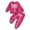 Z03-Hot Pink, variant on sususu Girls Cartoon Print Hooded Pullover and Pants Outfit Set 2 Piece Casual Playwear Comfortable Top Bottom Combo for Toddler Youth ,Black,7-8 Years