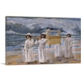 thumbnail image 1 of ARTCANVAS The Ark Passes Over The Jordan Between 1896 Canvas Art Print by James Tissot - Size: 18" x 12" (1.50" Deep), 1 of 9