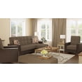 thumbnail image 4 of Ottomanson Origins Rectangular Upholstered Lift Top Ottoman, Brown/Brown, 4 of 6