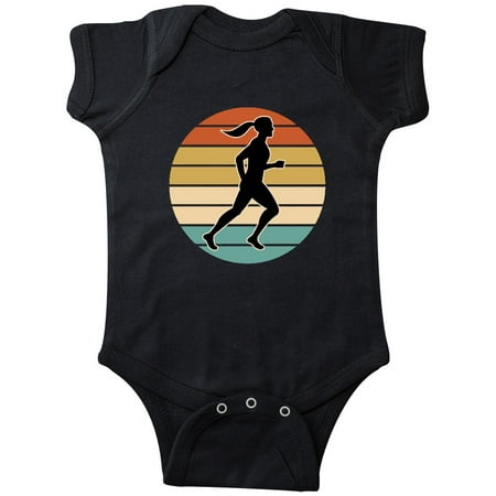 

Inktastic Running Gift Female Runner Gift Baby Girl Bodysuit
