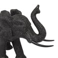 thumbnail image 4 of 21" x 13" Black Polystone Elephant Sculpture, by DecMode, 4 of 8
