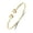 Gold Plated, variant on Better Jewelry Ball End .925 Sterling Silver West Indian Bangle (MADE IN USA) (1 piece)