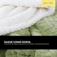 thumbnail image 2 of Cobertor Cobija Aborregado Con Forro Polar Sherpa | Suave | Caliente | Ligera | Tamaño 230x200cm (Verde, 230x200cm), 2 of 7