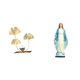 thumbnail image 1 of Estatua de figura,Estatuas de hojas y flores de metal,esculturas decorativas,Figuras decorativas para el hogar,para estante,mesa o vitrina.,Estatua católica,Colección de estatuas y figuras, 1 of 8