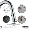 thumbnail image 6 of Karran Dockton Single-Handle Pull-Down Sprayer Kitchen Faucet with Matching Soap Dispenser in Chrome, 6 of 8