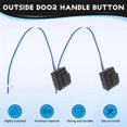 thumbnail image 5 of 1 Pair Front Door Smart Handle Small Button 82661-D3710 82651-D3710 for Hyundai Tucson 2016-2020 Out, 5 of 5