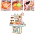 thumbnail image 1 of Electric Pretend Kitchen Counter, Safety Pretend Kitchen Counter Toy  for Lunch Pink,Blue, 1 of 7