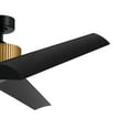 thumbnail image 2 of 330130NBR Kichler Lighting Almere - 3 Blade Ceiling Fan In Modern Style-12.8 Inches Tall and 56 Inches Wide-Brushed Natural Brass Finish-Satin Black, 2 of 7