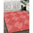 thumbnail image 3 of Ahgly Company Machine Washable Indoor Round Transitional Red Area Rugs, 3' Round, 3 of 7