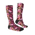 thumbnail image 3 of Fotbe Rose Flowers print Women's Men's Novelty Crew Socks Cotton Socks Knee High Socks for Walking,Running,Nurses,Pregnancy, 3 of 8