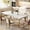 White & Gold, variant on Finmind 70.87in Rectangular Wood Dining Table for 8, Metal Frame (Grey & Black)