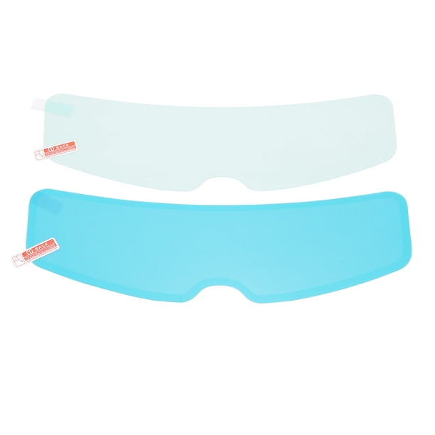 Película de Lente de Casco, Casco anti Antiniebla de Contarción Segura de Alta Transparencia de Alta Transparencia 24.5cm/9.6in 2 PCS Para Motocicleta