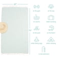 thumbnail image 4 of American Soft Linen Turkish Peshtemal Beach Towels, 40" x 70" size 4 Pack Swim Towels for Beach and Pool Towels, Sage, 4 of 7