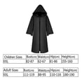 thumbnail image 5 of Capa con capucha medieval de Halloween para adultos, capa larga de vampiro de la muerte, disfraz de diablo, poncho, túnica de hechicero, disfraz de mago, disfraz de cosplay gótico para carnaval, 5 of 5