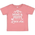 thumbnail image 3 of Inktastic Mimi and Poppy Love Me Baby Clothes Boys or Girls Baby T-Shirt, 3 of 5