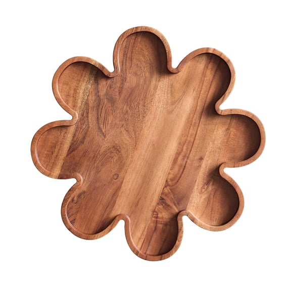 Better Homes & Gardens Floral Acacia Wood Serving Platter
