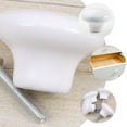 thumbnail image 2 of Raindrops  10 Pcs Ceramic Handle Drawer Handles Cabinet Door Knobs White, 2 of 8