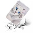thumbnail image 3 of iPad 10th Generation Case 10.9 Inch 2022, TECH CIRCLE Multi-Angle Viewing Lightweight Folio Stand Smart Protective Cover Auto Sleep/Wake for Apple iPad 10th Generation Case iPad 10.9 Inch,White Cat, 3 of 8
