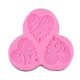 thumbnail image 1 of Cateissary Molde de pastel Molde de pastelería de silicona Bandeja de molde antiadherente Sugarcraft Suministros para hornear Color aleatorio Herramientas y accesorios para hornear Cateissary HA001948-00, 1 of 6