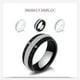 thumbnail image 3 of Anillo de cerámica Minnieouse de moda para mujer blanco Talla 8, 3 of 6