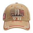 thumbnail image 3 of 9/11 Hat Never Forget Hats Never Forget 9/11 25th Anniversary Baseball Caps Patriotic American Flag 911 Caps for Women Men, 3 of 7