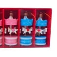 thumbnail image 6 of yotijay 6 Pieces Carousel Horse Hanging Pendant Christmas Decoration Indoor Ornament for Blue Pink White, 6 of 9