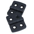 thumbnail image 3 of 40Pcs Reforzado Negro Plastico Puerta Bisagras de 40mm x 30mm, 3 of 5