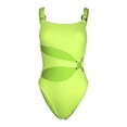 thumbnail image 1 of Bikini de una pieza para mujer, traje de baño de una pieza, a la moda, de verano, liso Fridja nalpqowj51547, 1 of 5