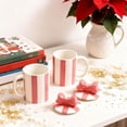 thumbnail image 6 of Bow Ceramic Mug, Cute Bow Shape Coffee Mug with Handle & Lid, Unique Drinking Cup for Coffee &Tea Lovers, Valentine's Day Drinkware Holiday Gifts (Pink), 6 of 7