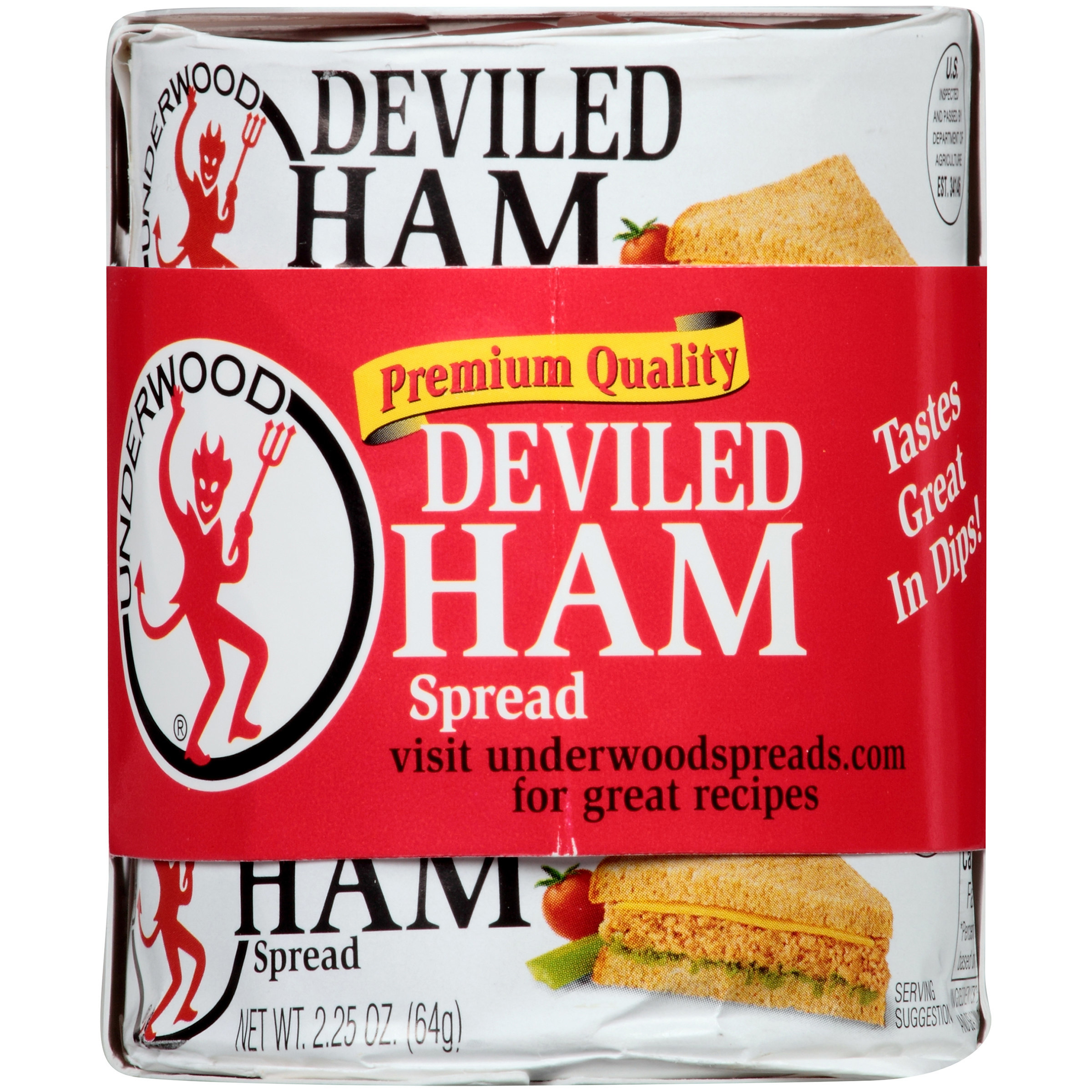 Underwood Deviled Ham Spread 6-2.25 oz. Cans - image 4 of 8