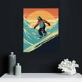 thumbnail image 4 of Nawypu Premium Vector Flying Snowboarding Vintage Poster Wall Art Paintings Canvas Wall Decor Home Decor Living Room Decor Aesthetic 16x20 inch, 4 of 4