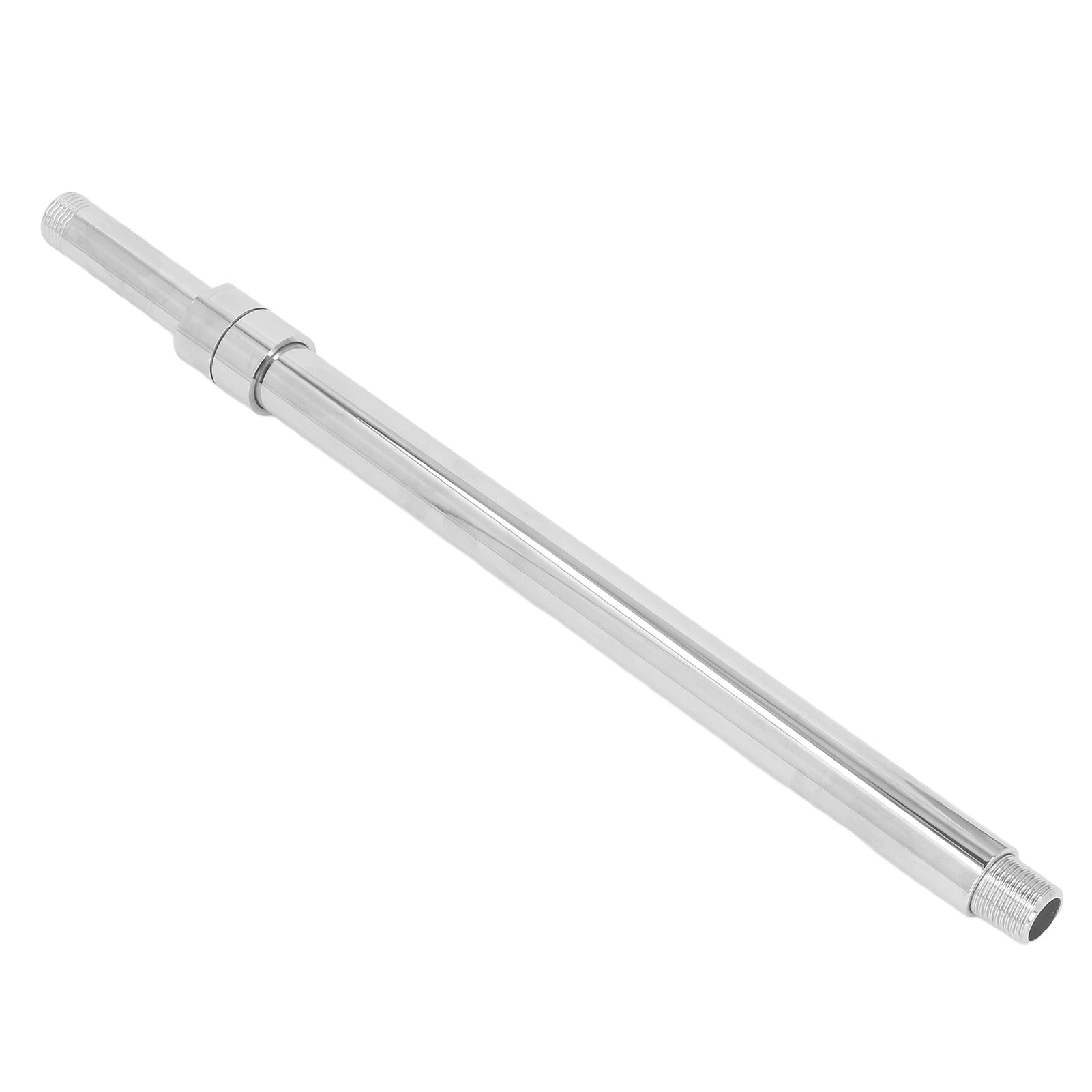 YAHHU 27.6in Ceiling Mount Adjustable Rain Shower Head Extension Arm Stainless Steel Bathroom Fixture Component with Decorative Cover and Easy Installation Instruction Manual