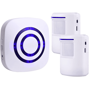 Motion Sensor Alarm System, Wireless Home Security Driveway Alarm Indoor, Motion Detector Alert with 2 Sensor and 1 Receiver -38 Chime Tunes